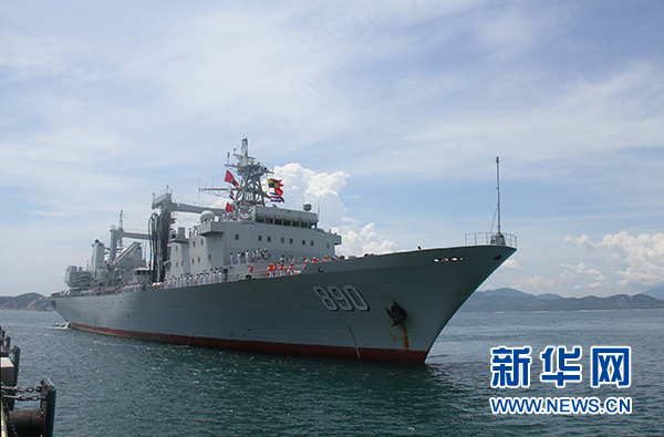 中国海军护航编队访问越南