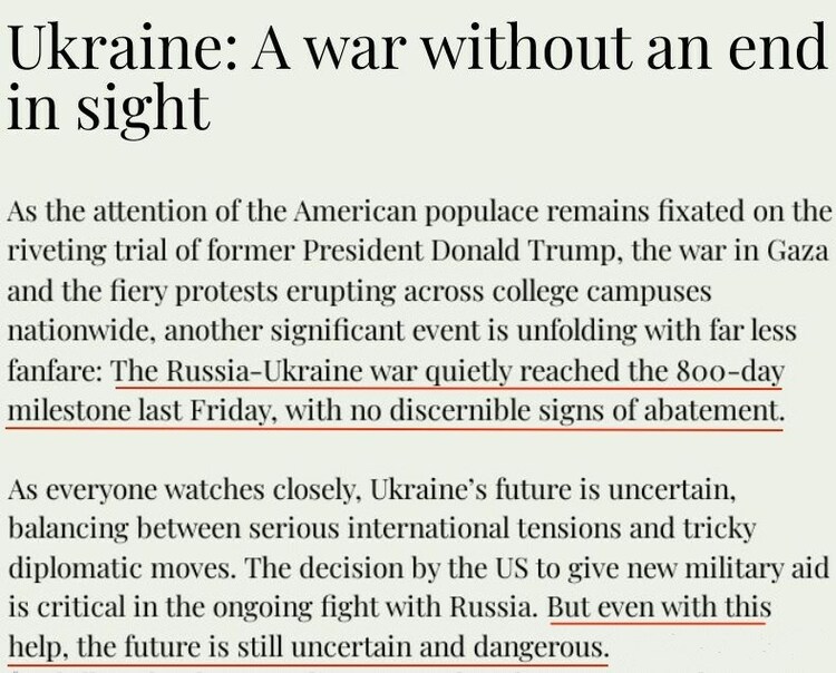 美国让战火延续：“这其实是在误导乌克兰”
