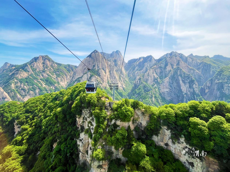 CharmingShaanxi | Mount Hua: Peaks Layered in Green Reflecting Clear Mist_fororder_图片8