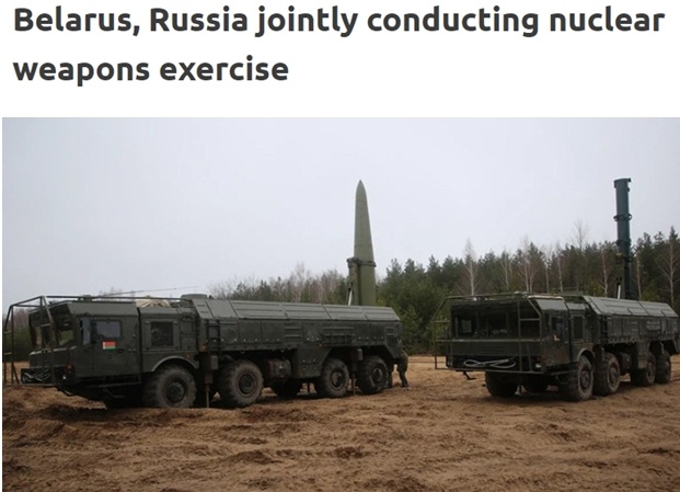 普京訪問白俄羅斯 兩國加強國防合作 舉行核演練回應北約挑釁