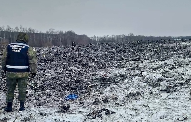 俄侦委会：有证据证实乌军参与俄罗斯伊尔-76运输机坠毁事件