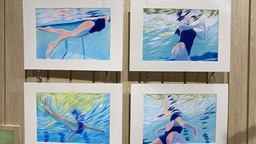 法国艺术家卡罗琳·佩隆“体育的魅力”插画展在成都开幕