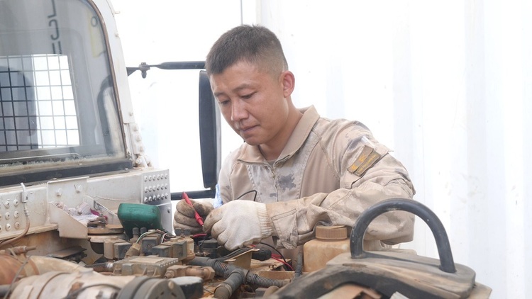 “这就是我们作为中国维和军人的使命和担当”