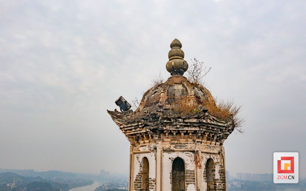 （转载）盐都文物·镜像⑭｜无人机带你“登上”文光塔