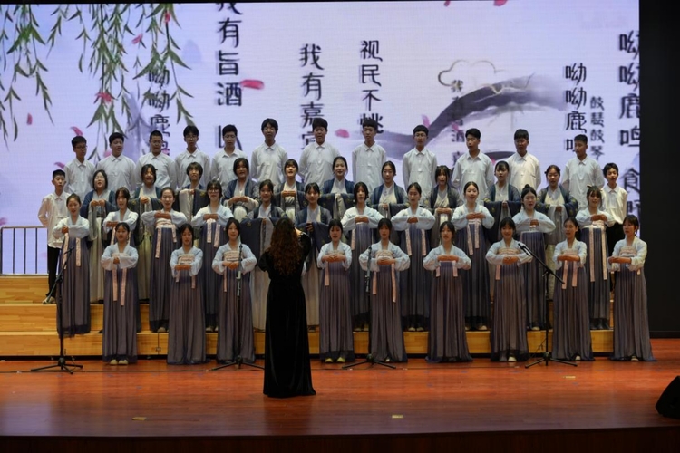 河北定兴：艺术展演激发美育教育新活力_fororder_004