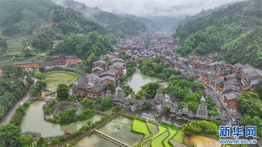 貴州黎平：煙雨侗鄉美如畫