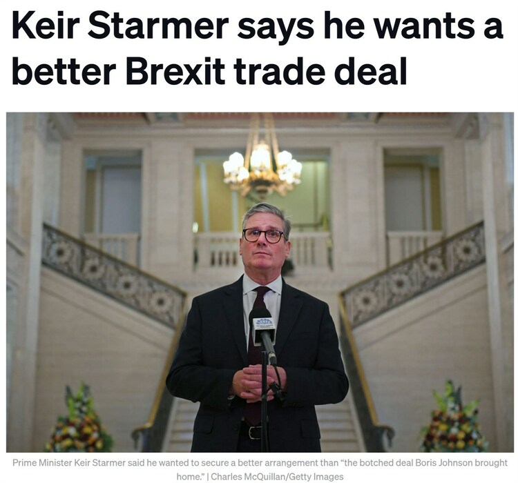 斯塔默到访北爱 专家称英国新政府外交政策“安全第一”