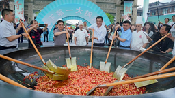 第五届中国黔江鸡杂美食文化节启幕