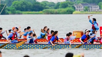  "Glory the Future of the Dragon" - Great Longdang 2024 Parent child Dragon Boat Invitational Tournament in Famous Canal Town Held Successfully