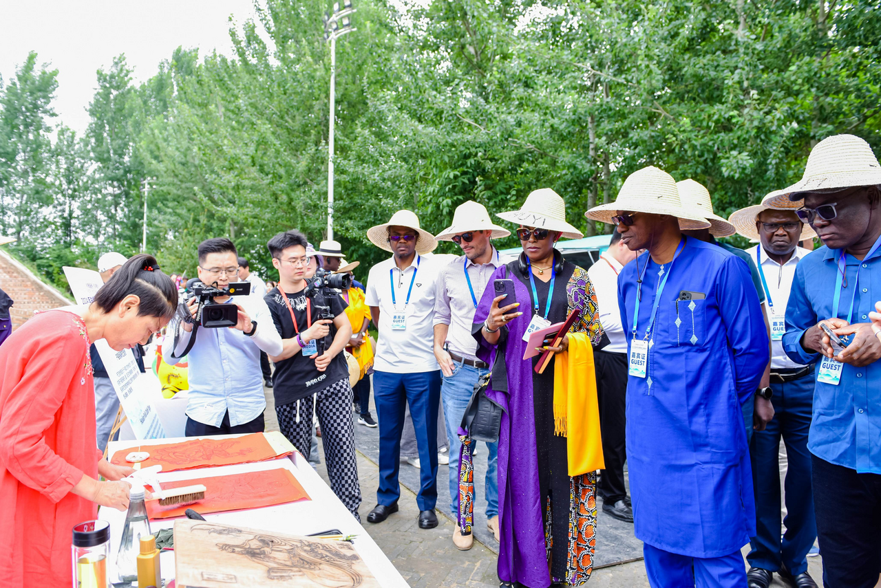Diplomats from More Than 10 Countries Gather in Huyi in Search of Rural Revitalization_fororder_图片2