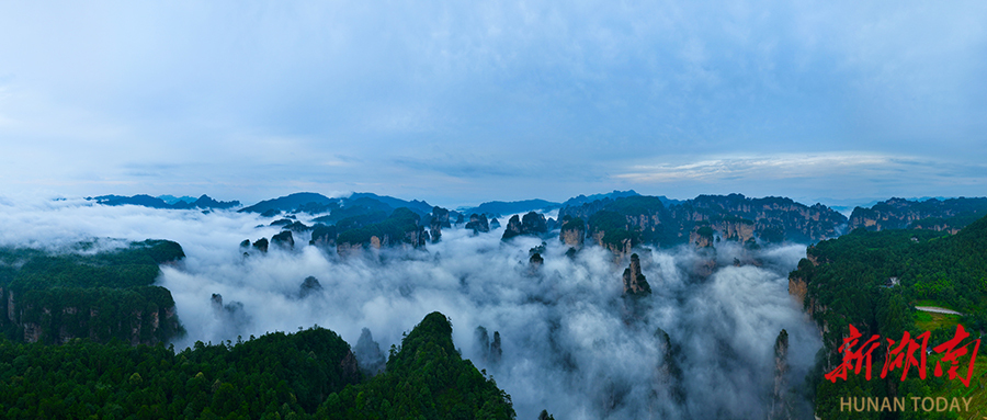 湖南張家界：峰林雲海美如畫_fororder_14