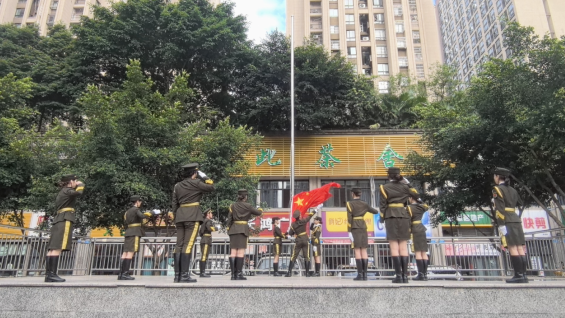 重庆师范大学国旗班走进沙坪坝区香炉山街道开展社会实践_fororder_微信图片_20240715153015