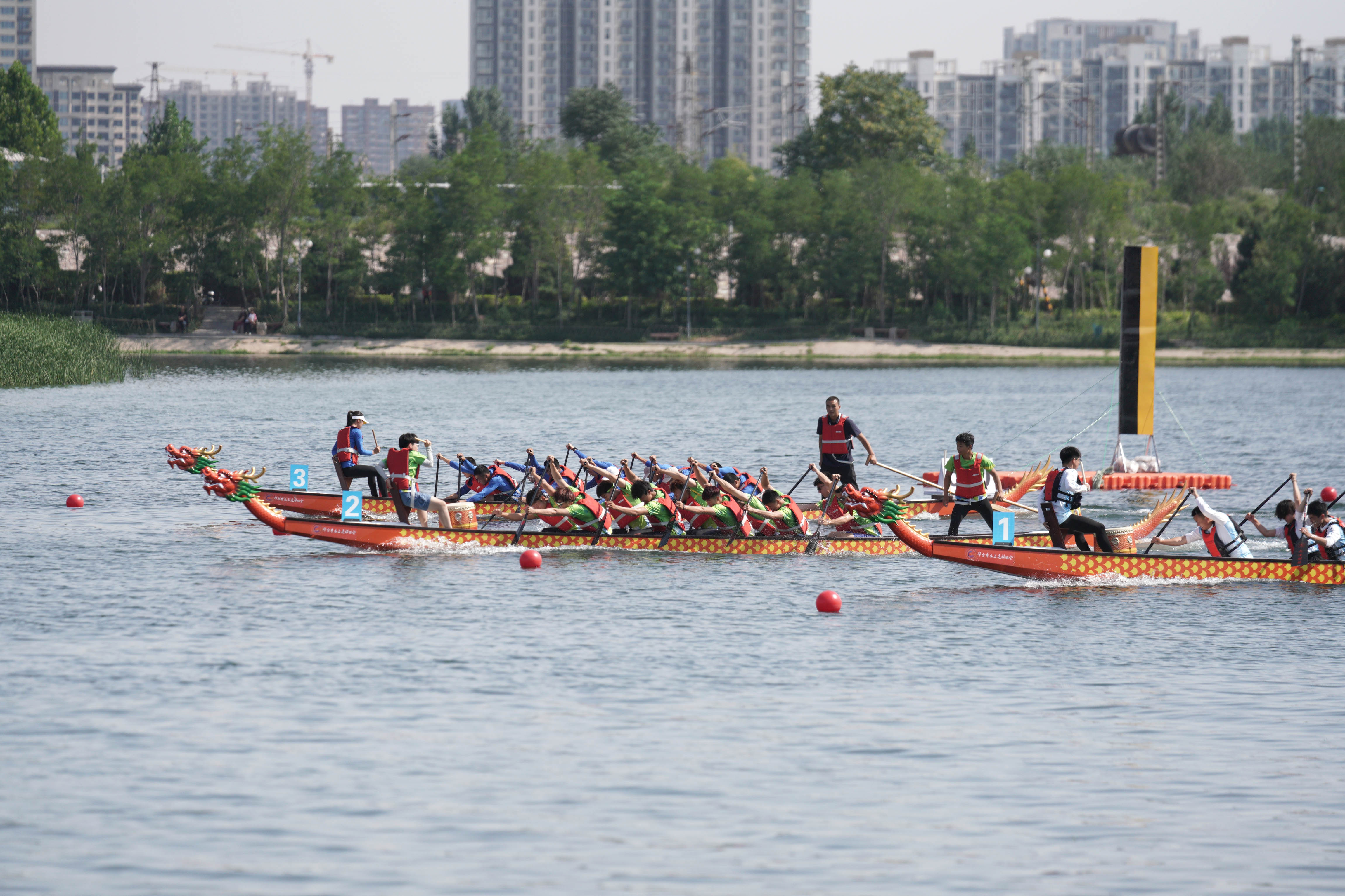 首届全国青年龙舟公开赛在河北邢台开赛_fororder_06
