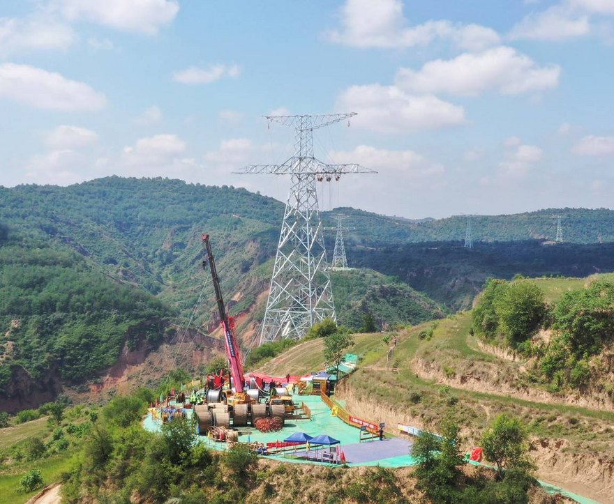 ±800 kV Longdong-Shandong UHVDC Project (Gansu Section) Fully Begins Overhead Line Construction_fororder_圖片31