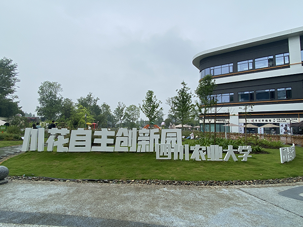 川花之美 世界共赏| 高山蓝雪归故土 成都园艺绽新颜_fororder_图片2