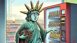 【Caricatura editorial】Libertad de comprar municiones