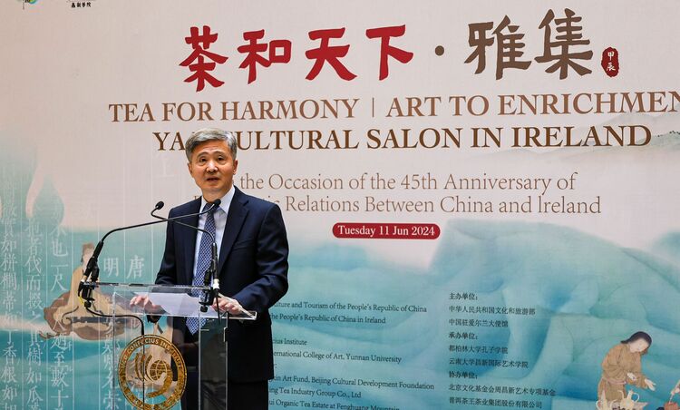 直通使领馆 | 中国驻爱尔兰大使何向东：建交45年 中爱经贸额翻了4200倍！