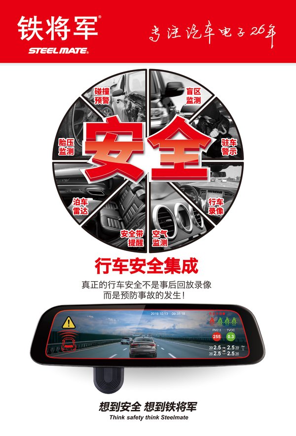 传统行车记录仪即将退出舞台 铁将军行车安全集成(ONE-S)横空问世