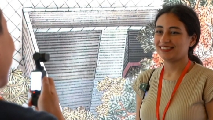 埃及网红入画变宋代美女 《金陵图》让老外直呼“我也要！”