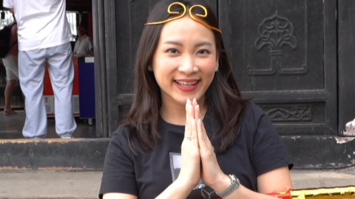 泰国网红打卡花果山 孙悟空化身两国“文化交流使者”