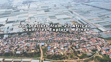 雙語視頻 | 非洲27國記者感知機遇渭南 探尋中國發展的活力“密碼”_fororder_0624