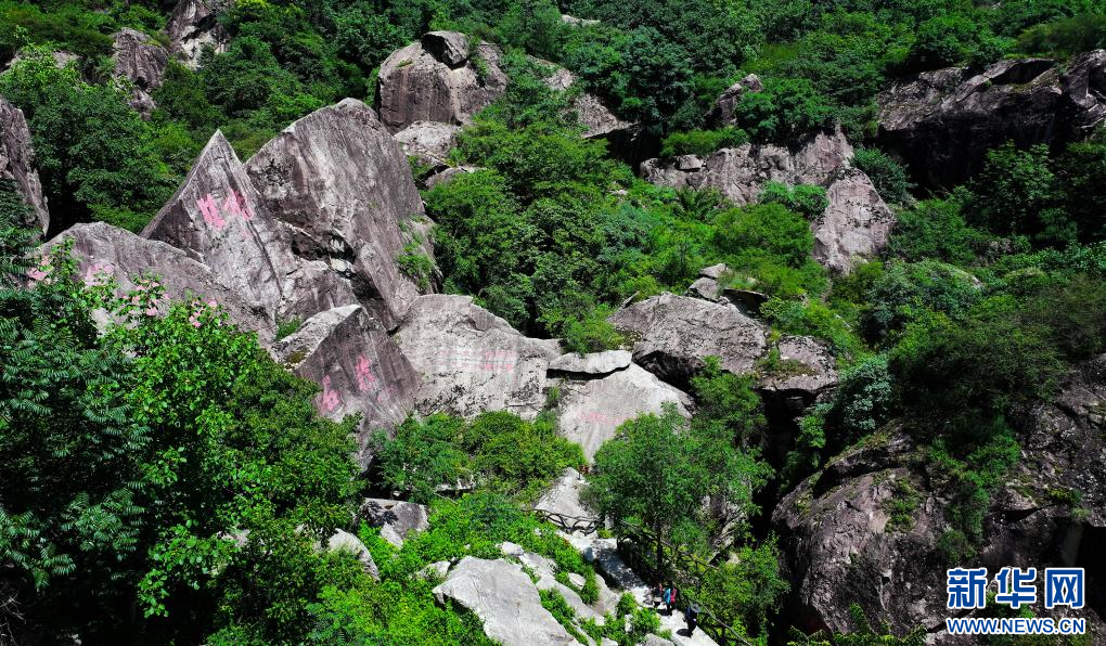山崩奇景翠华山