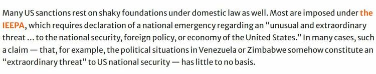 有效制裁超1.5万项 “制裁超级大国”恐把自己推入绝境