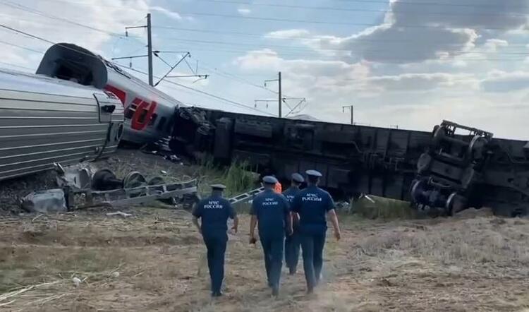 俄伏尔加格勒州政府称列车脱轨事故造成52人受伤