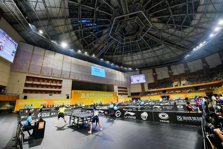 第28屆亞洲青少年乒乓球錦標賽在重慶開幕