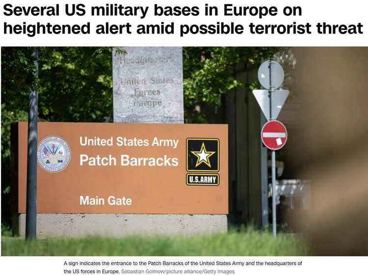 十年未见的级别！欧洲多处美军基地为何进入高度戒备