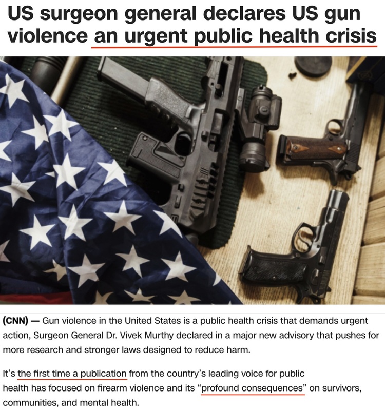 枪支暴力：美国无法克服的“公共卫生危机”