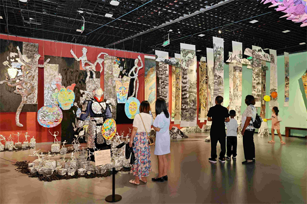 重庆市合川区第二届少儿美术作品双年展开幕_fororder_图片2