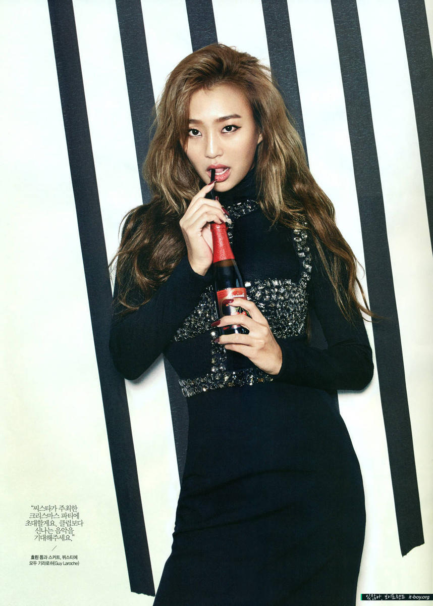 sistar主唱孝琳平时看起来是强势的姐姐.