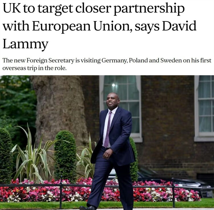 斯塔默到访北爱 专家称英国新政府外交政策“安全第一”