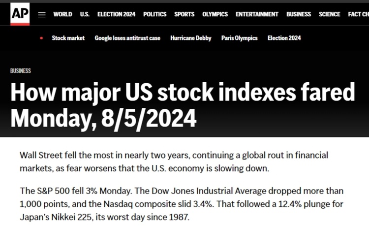 美国经济衰退担忧加剧 引发全球资本市场暴跌 全球金融危机会来吗？