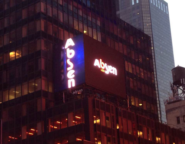 艾比森强势登陆美国纳斯达克“世界第一屏”,这仅仅只是开始! 艾比森强势登陆美国纳斯达克“世界第一屏”,这仅仅只是开始!