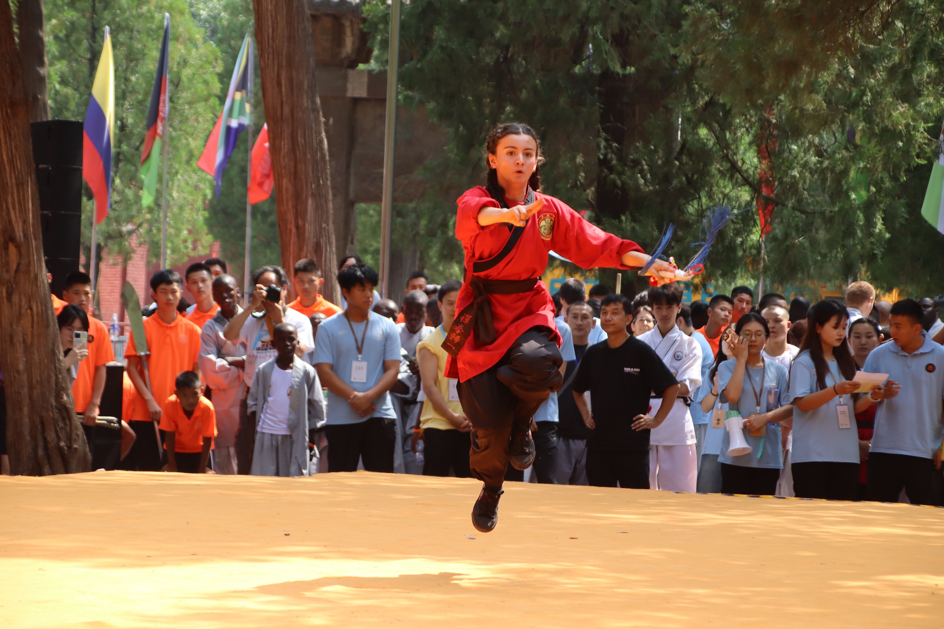 世界“武林高手”考功在少林