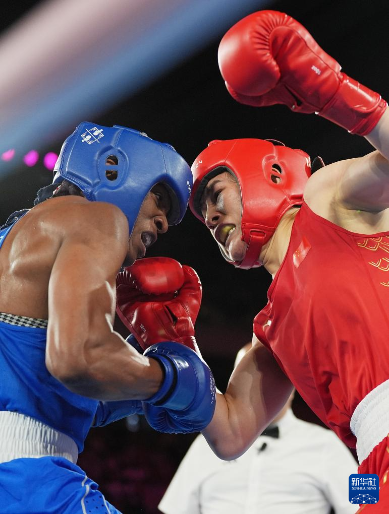 巴黎奥运会丨拳击——女子75公斤级：中国选手李倩夺金