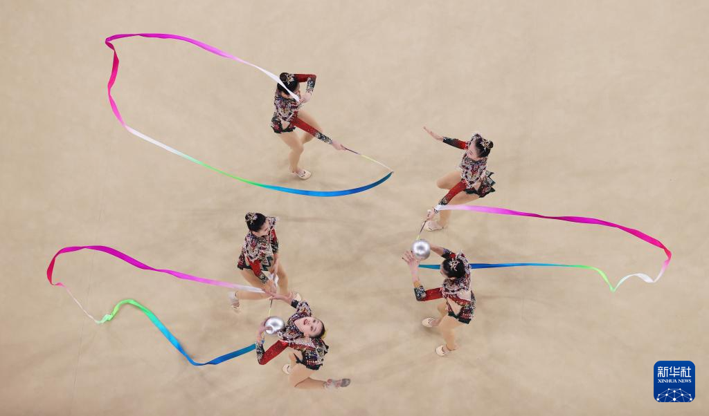 巴黎奥运会丨艺术体操——集体全能：中国队夺冠