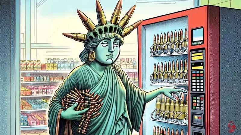 【Editorial Cartoon】Freedom to Purchase Gun Ammunition
