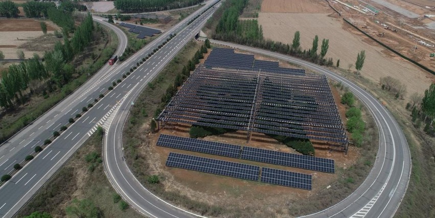 中国高速公路展现“绿色新图景”
