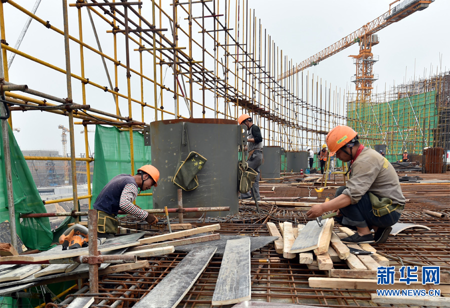 郑州博物馆新馆加紧施工