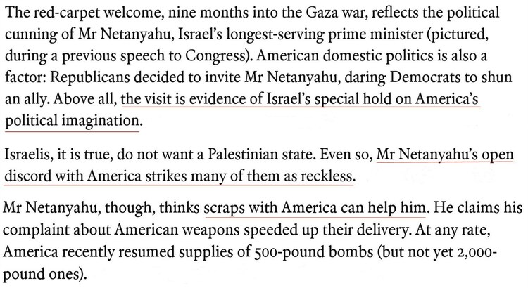 以色列总理开启美国之行 “公开不和”背后的“坚不可摧”