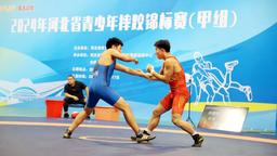 2024河北省青少年摔跤锦标赛在沧州举办