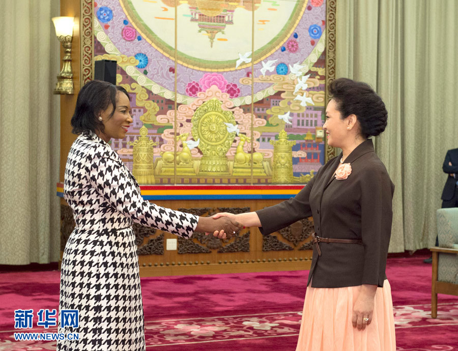 彭丽媛会见马拉维总统夫人,非洲第一夫人抗击艾滋病联合会副主席