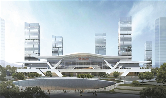 首页>要闻"佛山之心"广湛高铁佛山站项目效果图7月28日,广湛高铁佛山