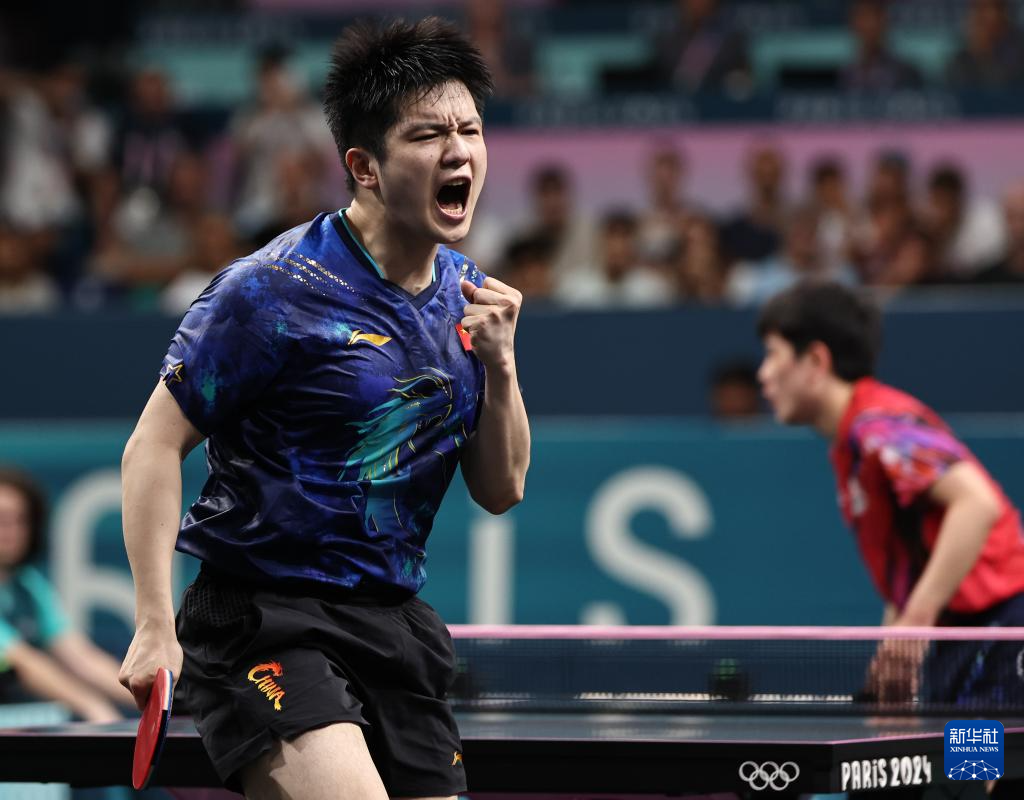 巴黎奥运会｜乒乓球——男单：樊振东晋级四强