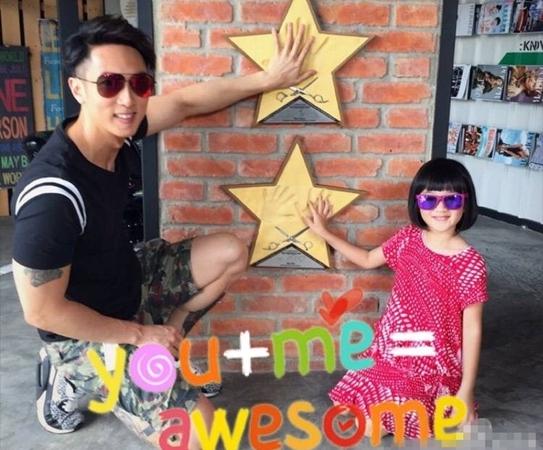 吴尊女儿NeiNei变小女神 没了婴儿肥依然很可爱_娱乐_腾讯网