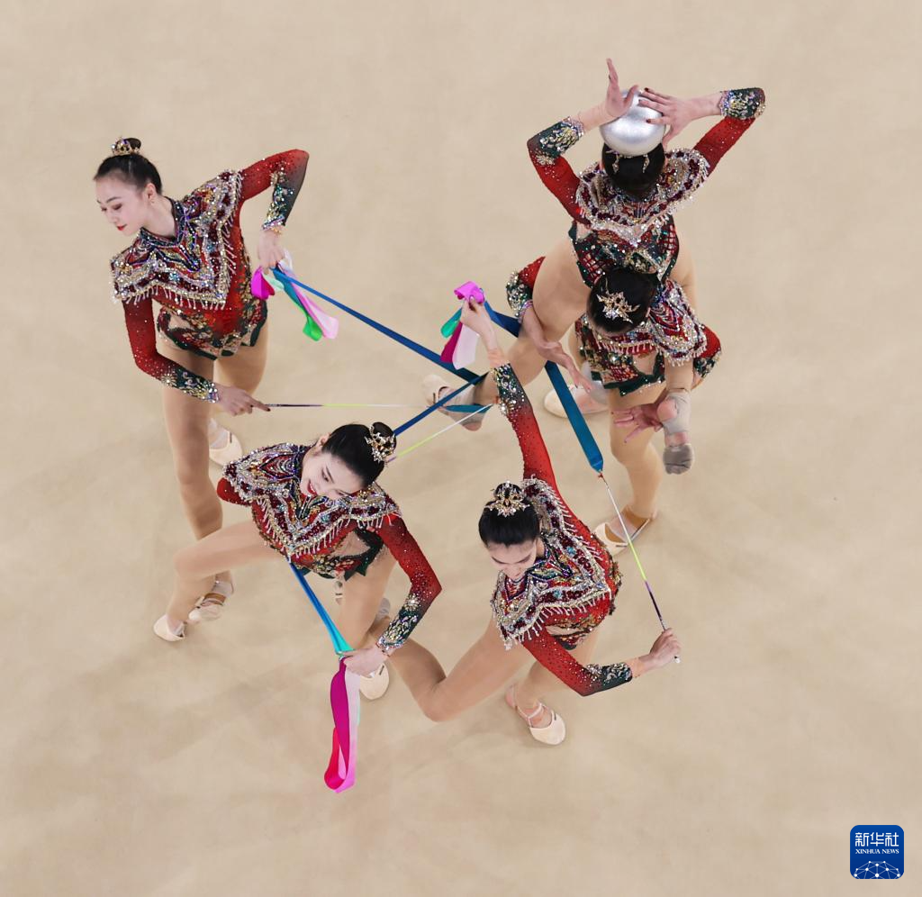 巴黎奥运会丨艺术体操——集体全能：中国队夺冠