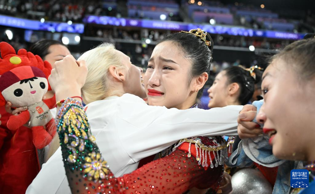 巴黎奥运会丨艺术体操——集体全能：中国队夺冠